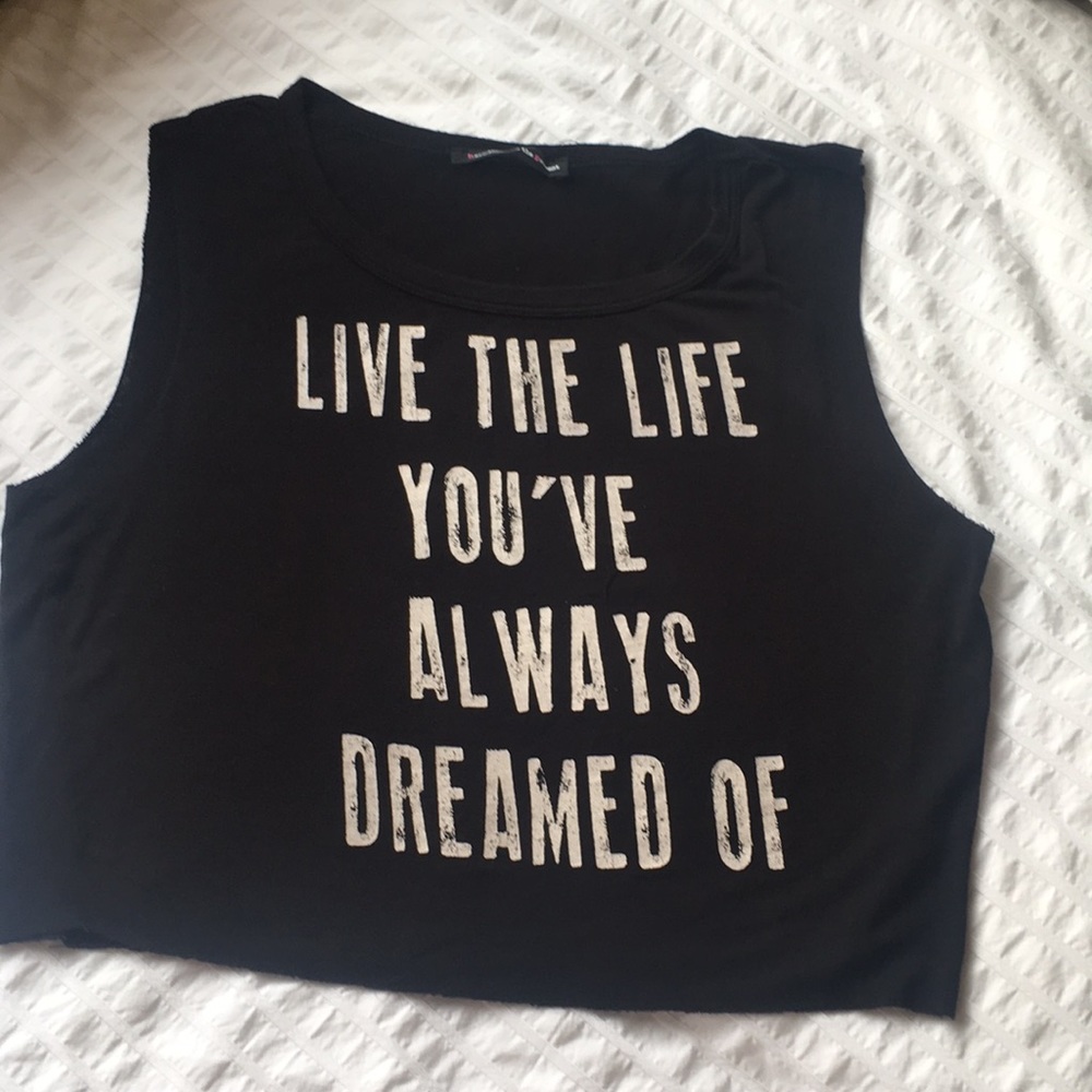 VINTAGE Graphic crop top